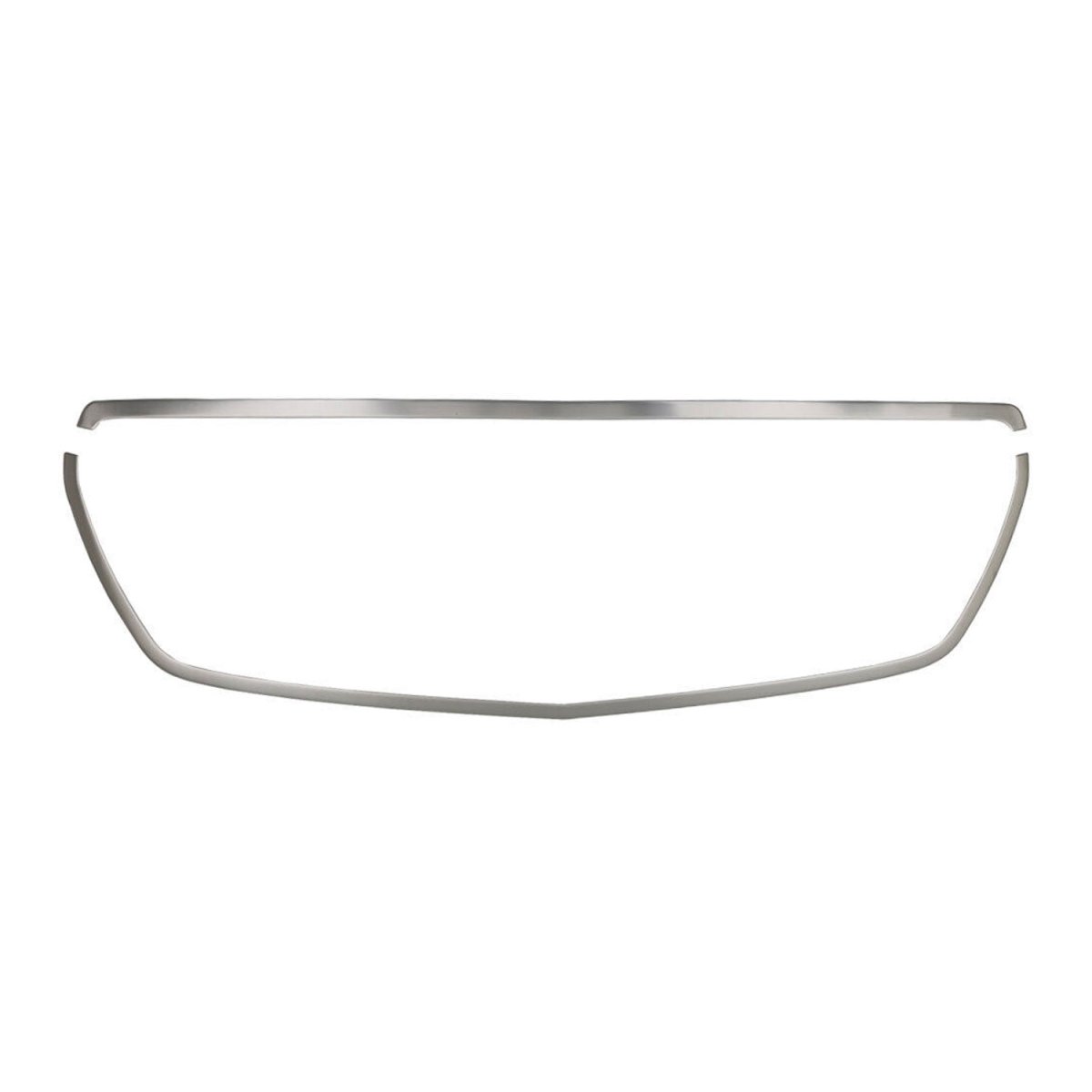 Mercedes Sprinter W906 Front Grill Frame - Omac - Brushed Silver - 2014-2018 Mercedes Sprinter W906 Front Grill Frame - Omac - Brushed Silver - 2014-2018